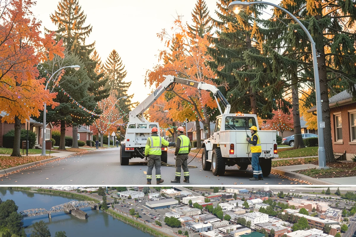 Transit Facility Grounds Maintenance in Mount Vernon, Skagit County, WA - Leaf and debris management peak in autumn when falling foliage threatens platform slip hazards and drain blockages.