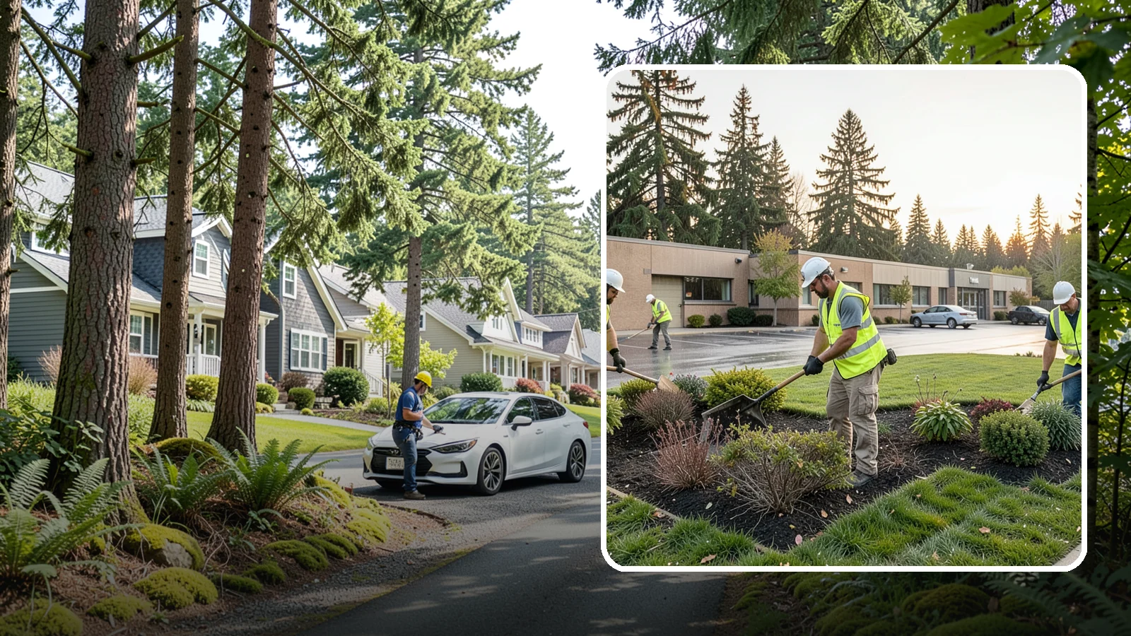 Transit Facility Grounds Maintenance in Normandy Park, King County, WA - Grounds maintenance for transit centers, park-and-rides, and bus bases across Western Washington transit agencies.