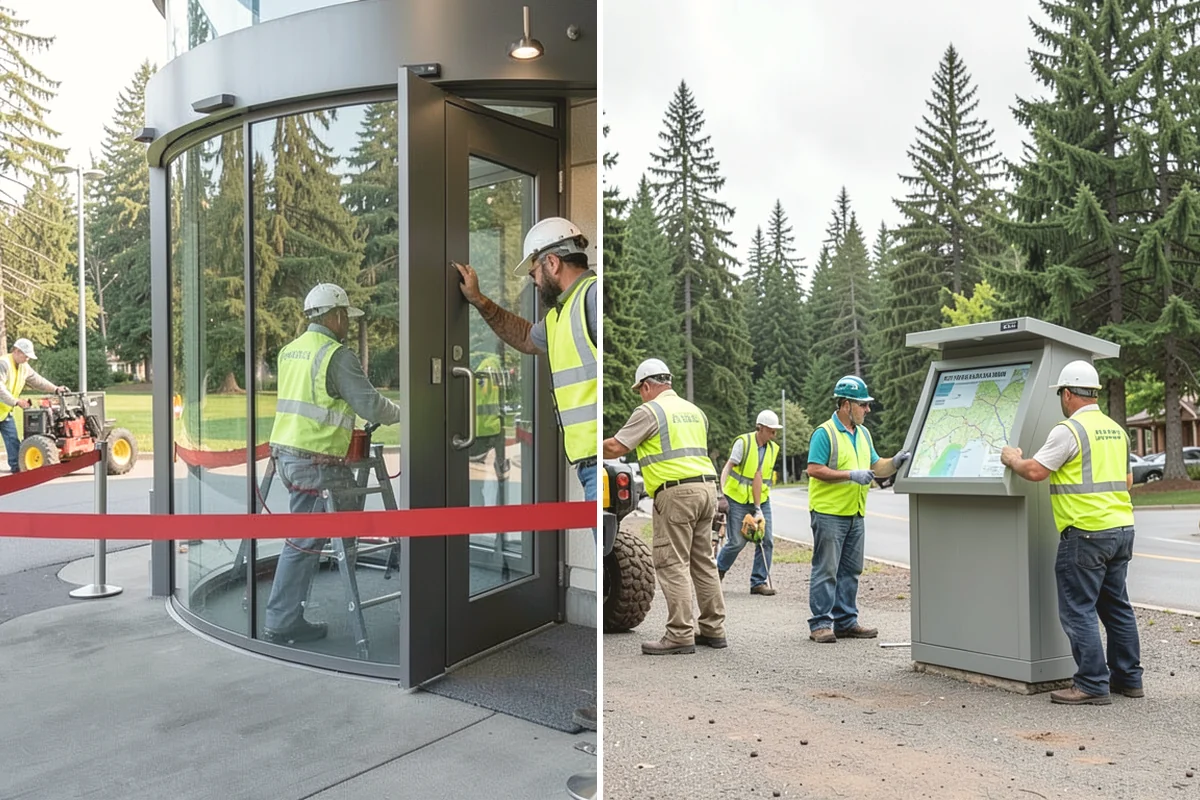 Transit Facility Grounds Maintenance in North Bend, King County, WA - Coordinate with transit operations to identify active lanes and safe work windows