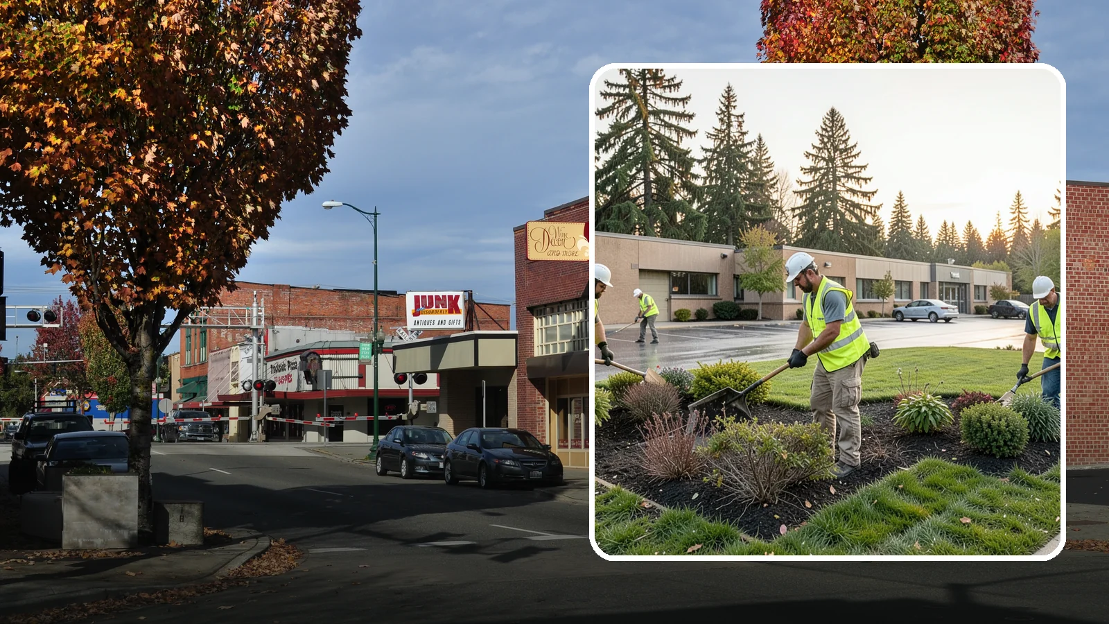 Transit Facility Grounds Maintenance in Puyallup, Pierce County, WA - Grounds maintenance for transit centers, park-and-rides, and bus bases across Western Washington transit agencies.