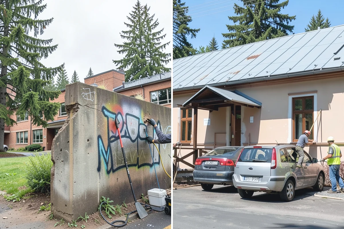Transit Facility Grounds Maintenance in Redmond, King County, WA - Coordinate with transit operations to identify active lanes and safe work windows