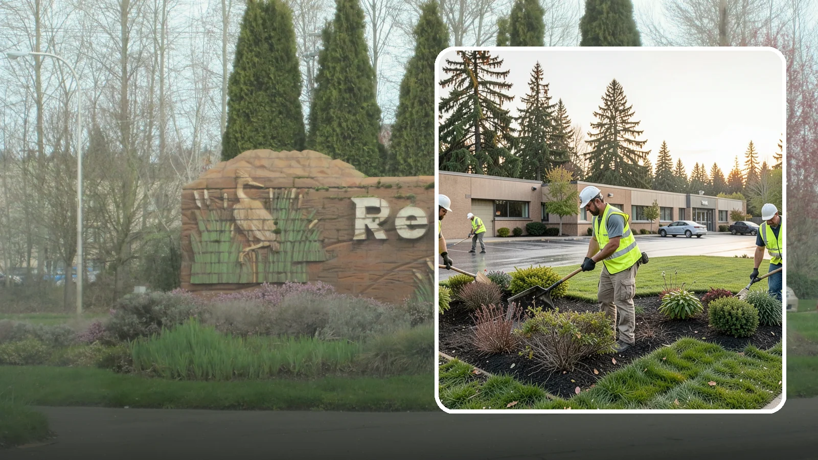 Transit Facility Grounds Maintenance in Renton, King County, WA - Grounds maintenance for transit centers, park-and-rides, and bus bases across Western Washington transit agencies.