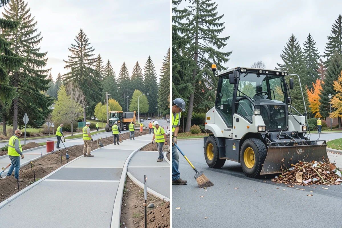 Transit Facility Grounds Maintenance in Renton, King County, WA - Coordinate with transit operations to identify active lanes and safe work windows