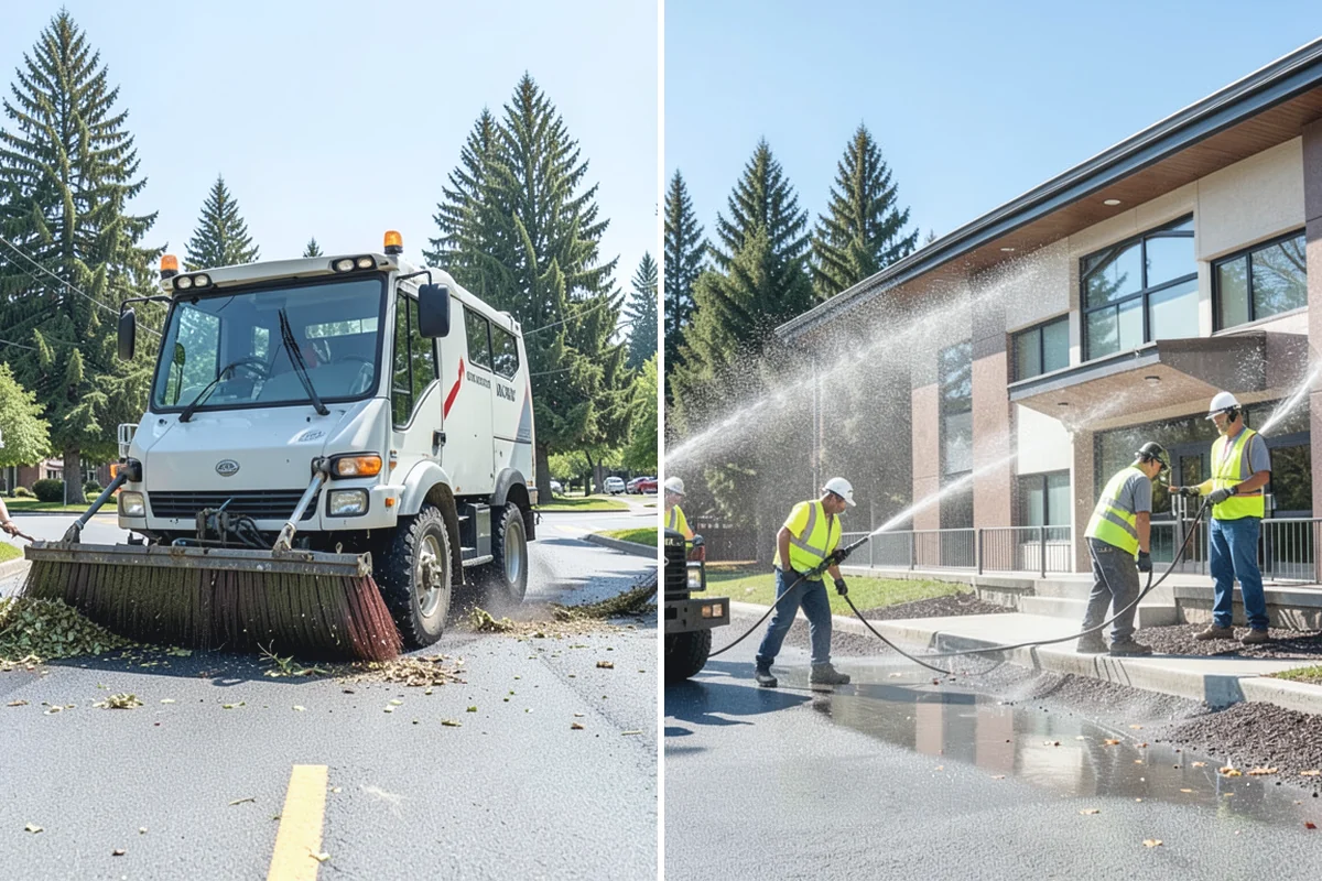 Transit Facility Grounds Maintenance in Roy, Pierce County, WA - Coordinate with transit operations to identify active lanes and safe work windows