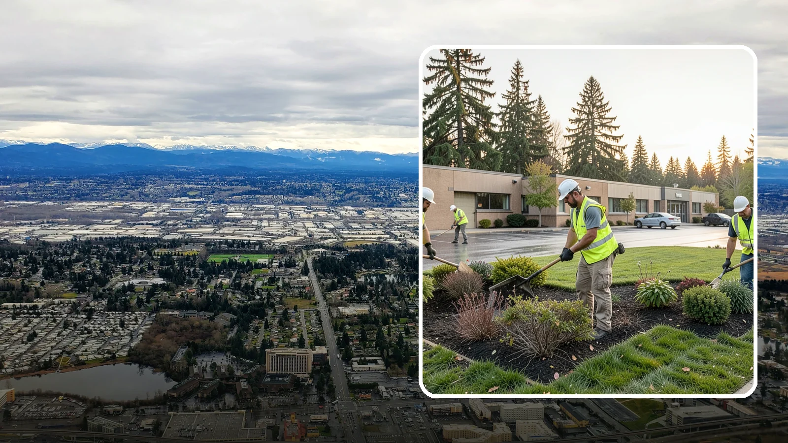 Transit Facility Grounds Maintenance in SeaTac, King County, WA - Grounds maintenance for transit centers, park-and-rides, and bus bases across Western Washington transit agencies.