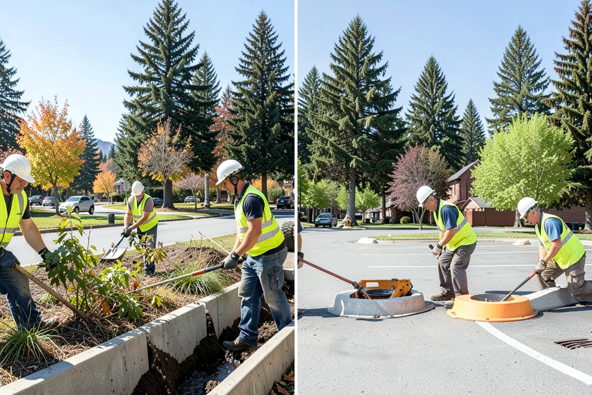 Transit Facility Grounds Maintenance in Sedro-Woolley, Skagit County, WA - Coordinate with transit operations to identify active lanes and safe work windows