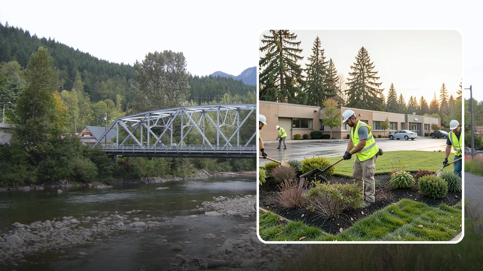 Transit Facility Grounds Maintenance in Skykomish, King County, WA - Grounds maintenance for transit centers, park-and-rides, and bus bases across Western Washington transit agencies.