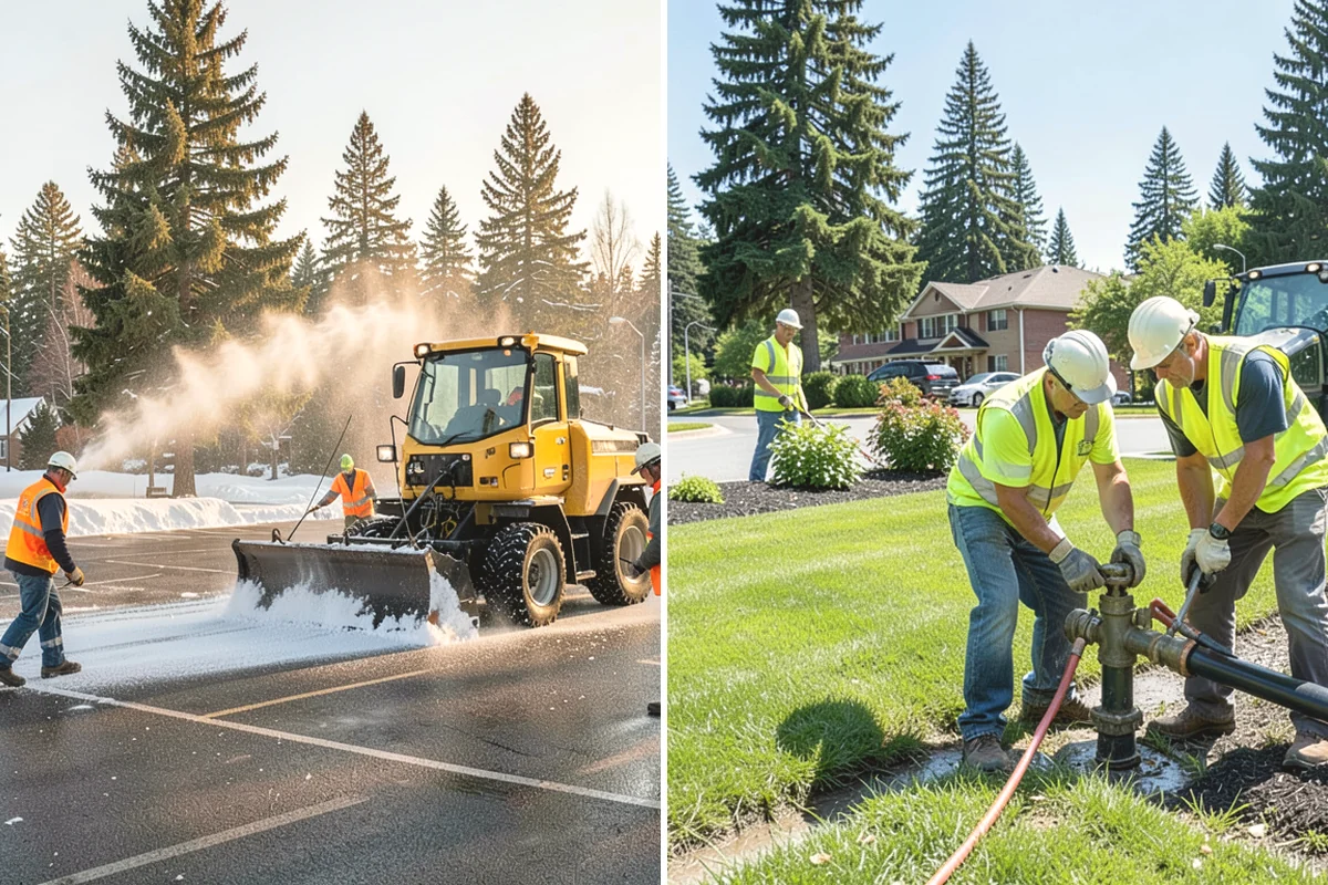 Transit Facility Grounds Maintenance in Tukwila, King County, WA - Coordinate with transit operations to identify active lanes and safe work windows