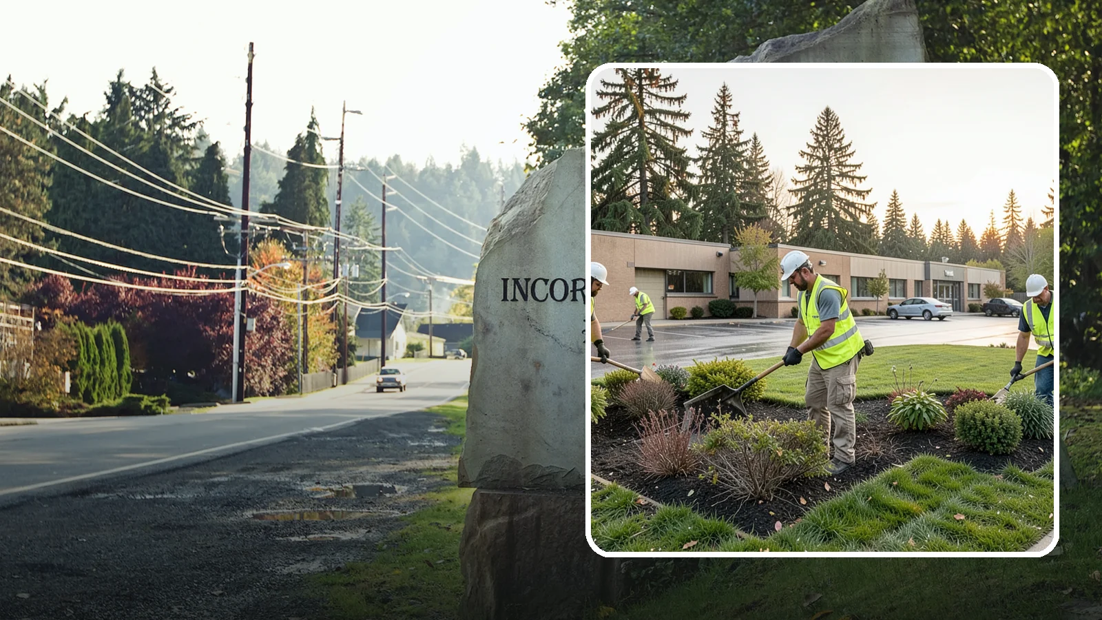 Transit Facility Grounds Maintenance in Wilkeson, Pierce County, WA - Grounds maintenance for transit centers, park-and-rides, and bus bases across Western Washington transit agencies.