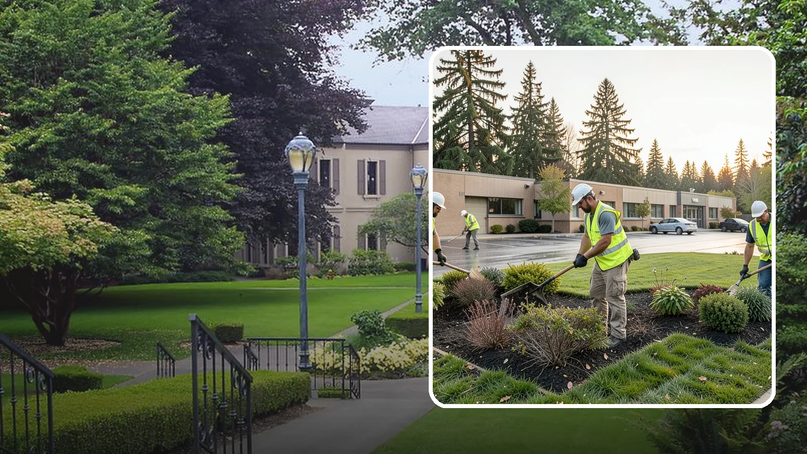 Transit Facility Grounds Maintenance in Woodinville, King County, WA - Grounds maintenance for transit centers, park-and-rides, and bus bases across Western Washington transit agencies.