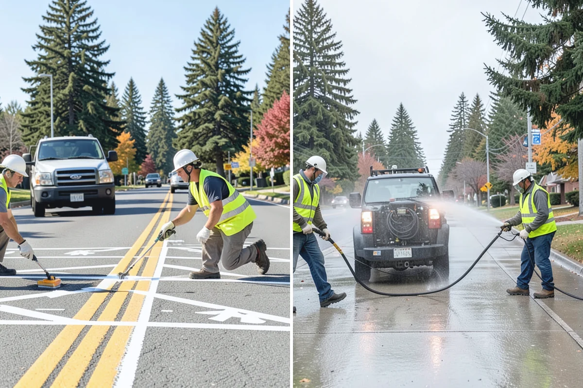 Transit Facility Grounds Maintenance in Woodinville, King County, WA - Coordinate with transit operations to identify active lanes and safe work windows