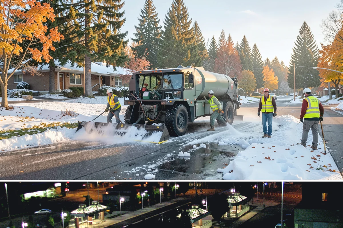 Transit Shelter Washing in Auburn, King County, WA - Shelter washing is effective year-round, but roof moss and algae treatment yields the best results scheduled for spring and again...