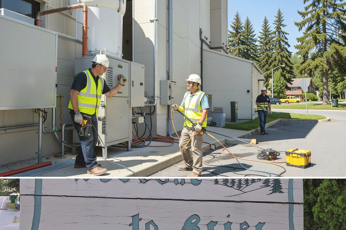 Transit Shelter Washing in Brier, Snohomish County, WA - Shelter washing is effective year-round, but roof moss and algae treatment yields the best results scheduled for spring and again...