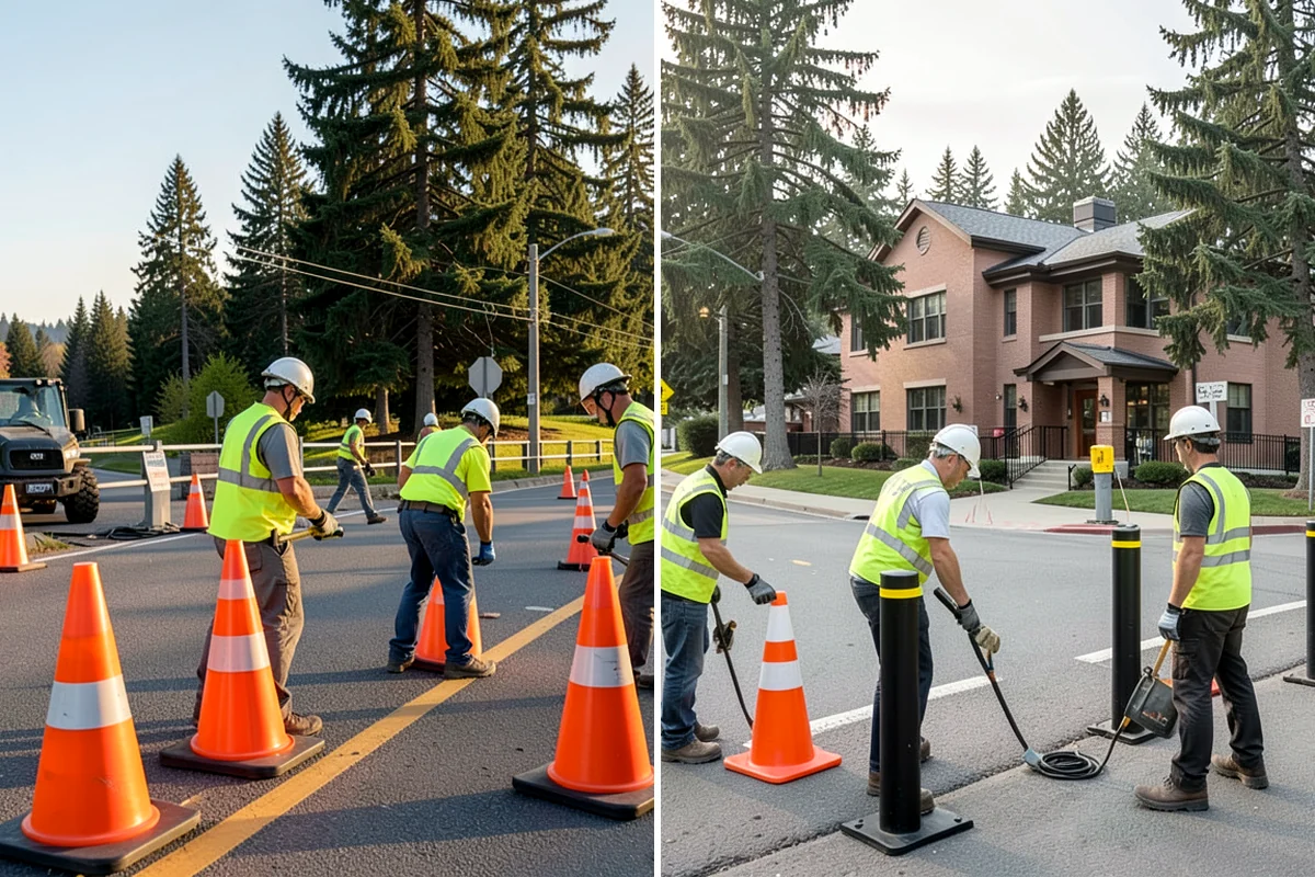 Transit Shelter Washing in Concrete, Skagit County, WA - Inventory shelter locations, materials, and glazing types