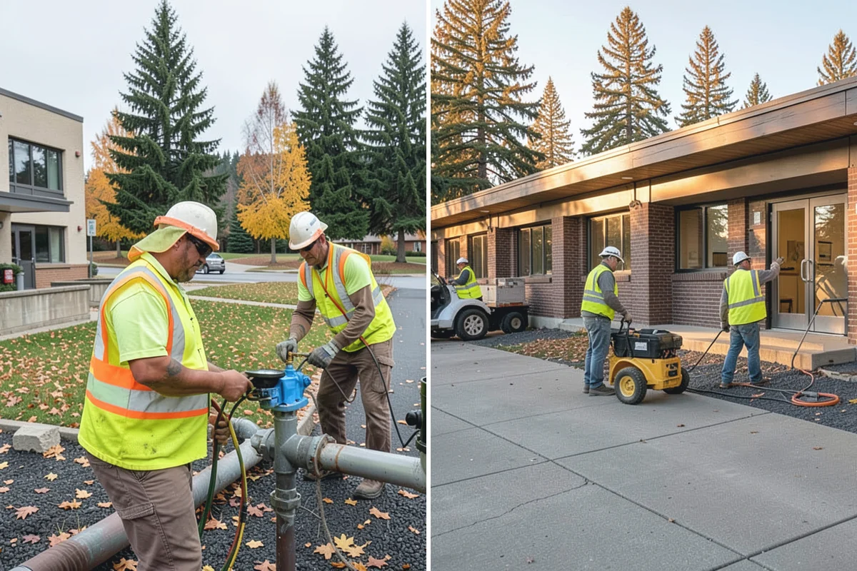 Transit Shelter Washing in Coupeville, Island County, WA - Inventory shelter locations, materials, and glazing types