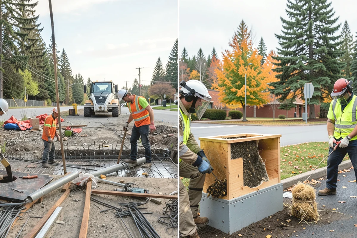 Transit Shelter Washing in Duvall, King County, WA - Inventory shelter locations, materials, and glazing types