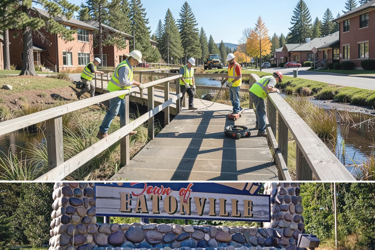 Transit Shelter Washing in Eatonville, Pierce County, WA - Shelter washing is effective year-round, but roof moss and algae treatment yields the best results scheduled for spring and again...