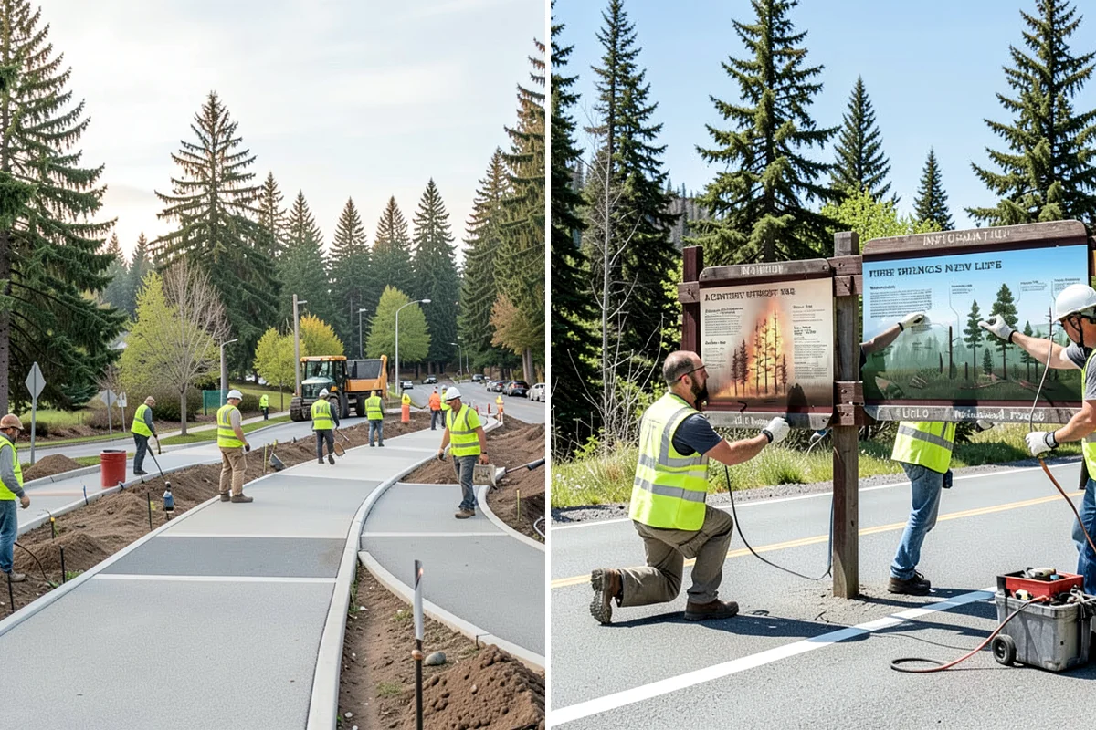 Transit Shelter Washing in Lake Forest Park, King County, WA - Inventory shelter locations, materials, and glazing types