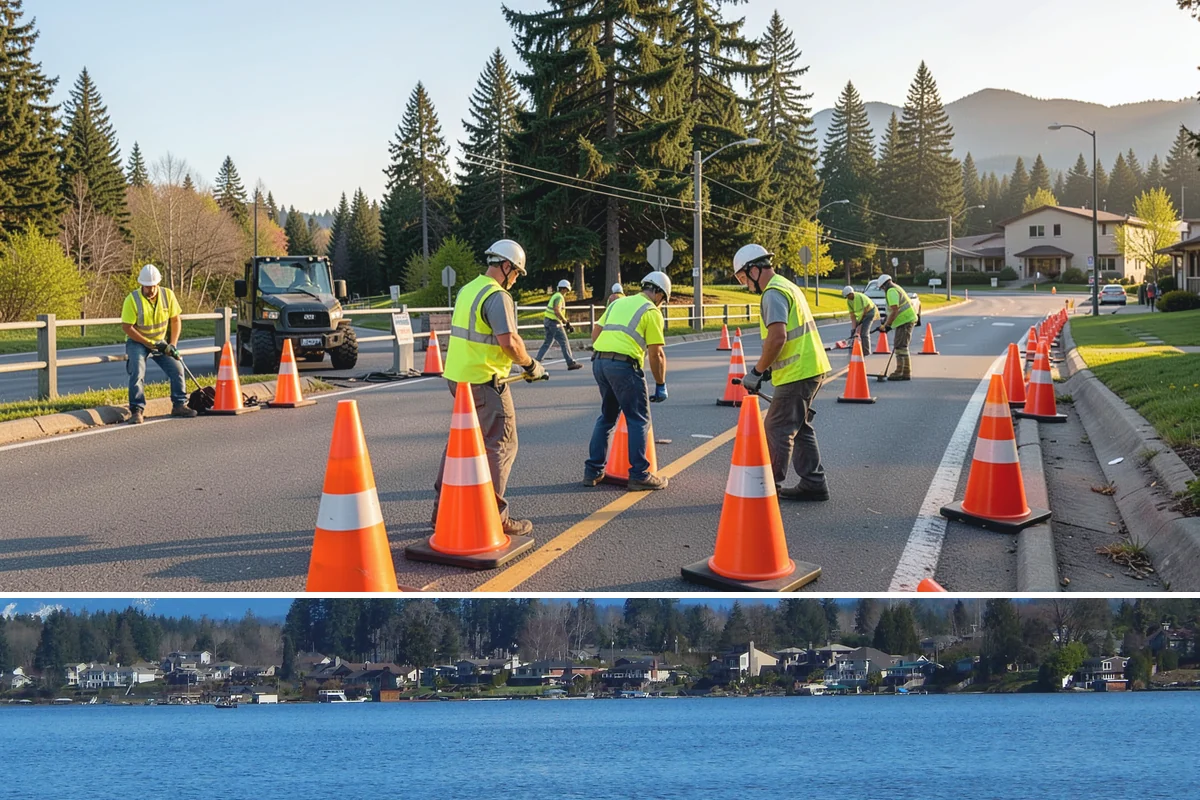Transit Shelter Washing in Lake Stevens, Snohomish County, WA - Shelter washing is effective year-round, but roof moss and algae treatment yields the best results scheduled for spring and again...