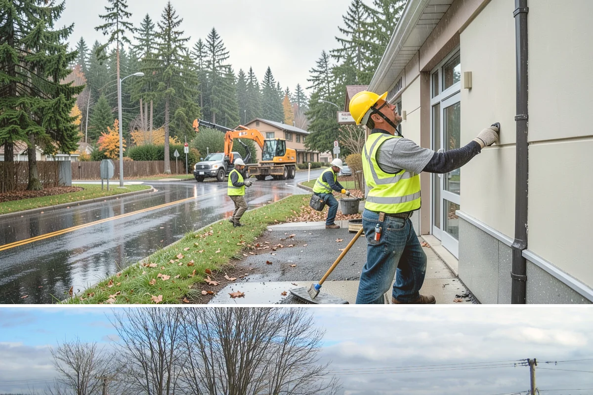 Transit Shelter Washing in Langley, Island County, WA - Shelter washing is effective year-round, but roof moss and algae treatment yields the best results scheduled for spring and again...