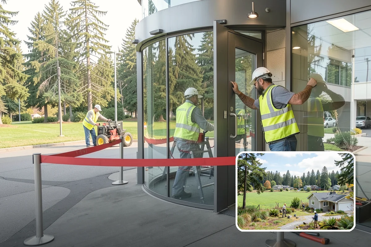Transit Shelter Washing in Lyman, Skagit County, WA - Restores clear glazing and improves rider sightlines and comfort