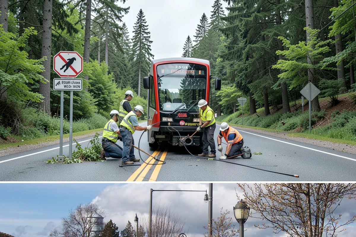 Transit Shelter Washing in Marysville, Snohomish County, WA - Shelter washing is effective year-round, but roof moss and algae treatment yields the best results scheduled for spring and again...