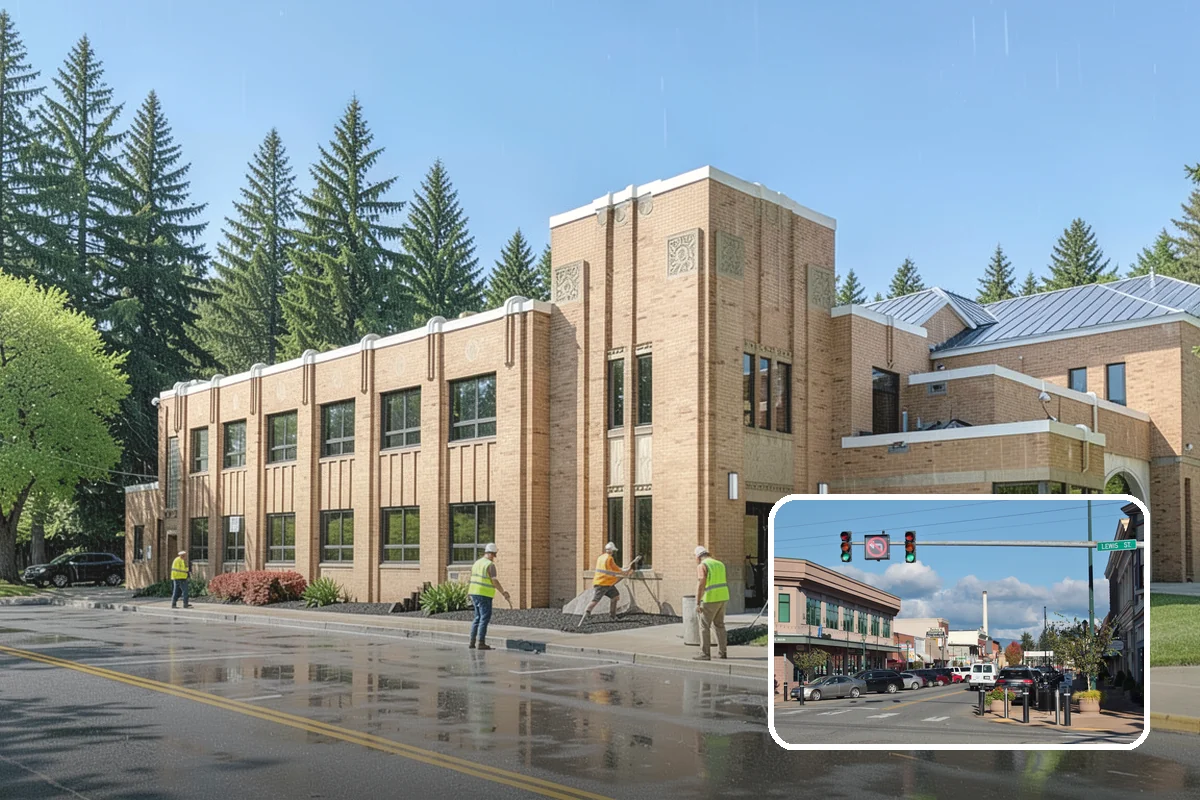 Transit Shelter Washing in Monroe, Snohomish County, WA - Restores clear glazing and improves rider sightlines and comfort