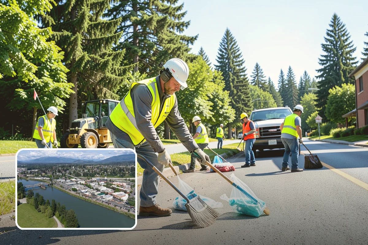 Transit Shelter Washing in Mount Vernon, Skagit County, WA - Restores clear glazing and improves rider sightlines and comfort