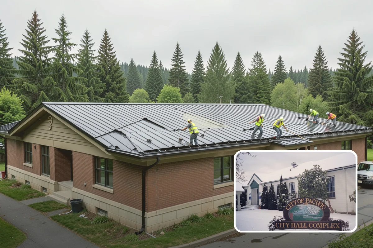 Transit Shelter Washing in Pacific, King County, WA - Restores clear glazing and improves rider sightlines and comfort