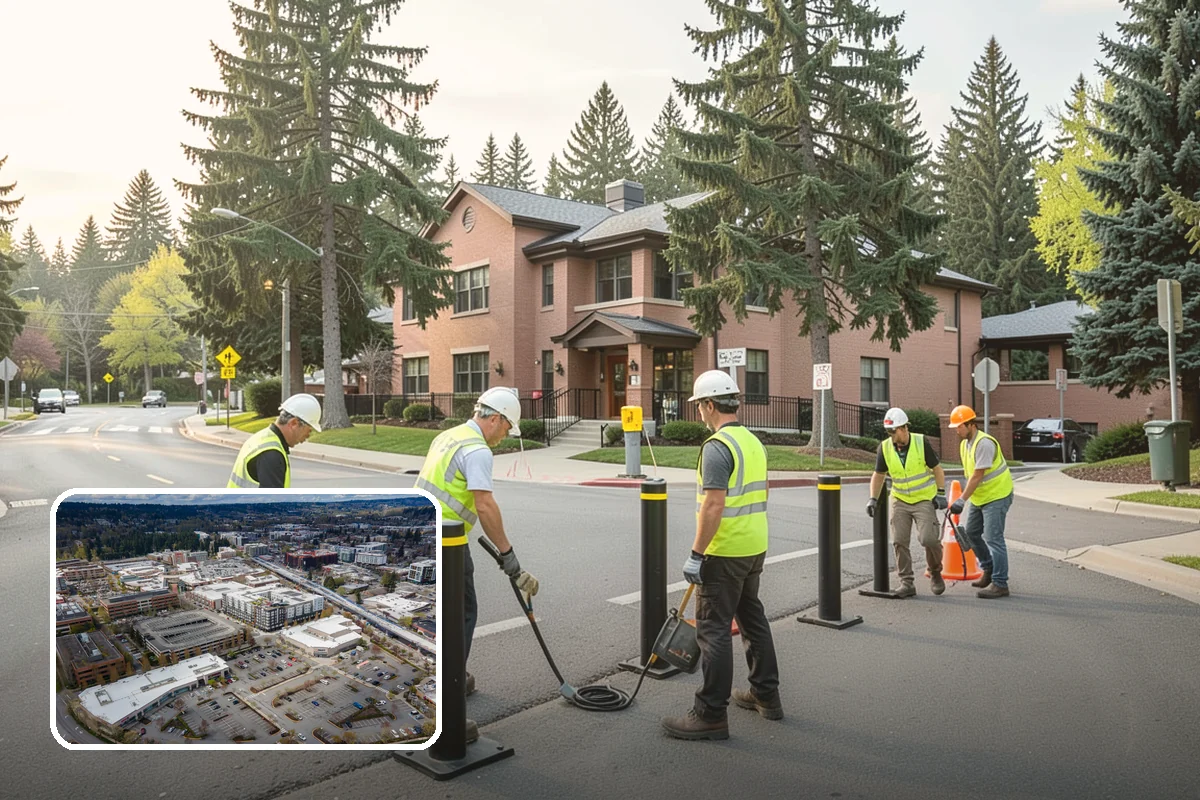 Transit Shelter Washing in Redmond, King County, WA - Restores clear glazing and improves rider sightlines and comfort