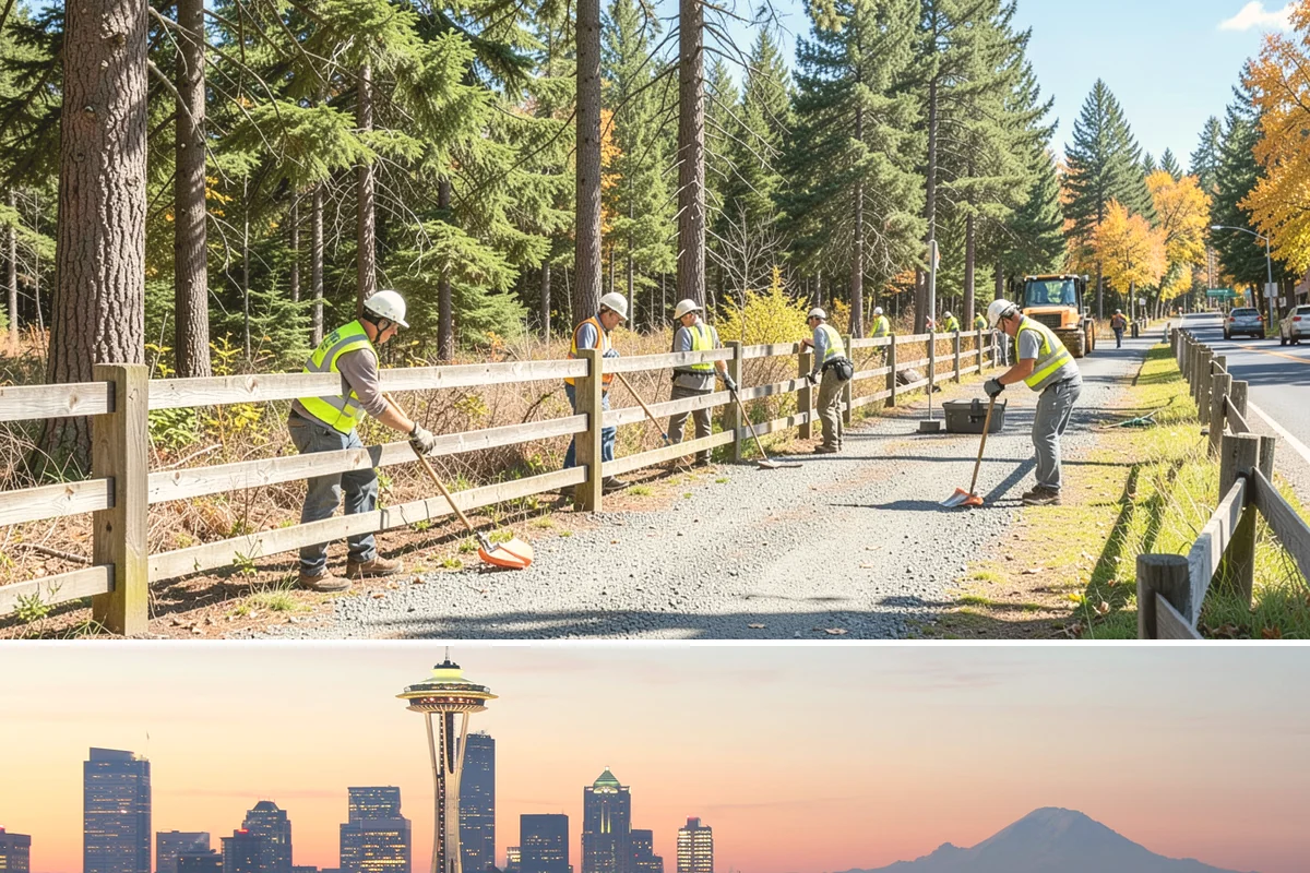 Transit Shelter Washing in Seattle, King County, WA - Shelter washing is effective year-round, but roof moss and algae treatment yields the best results scheduled for spring and again...