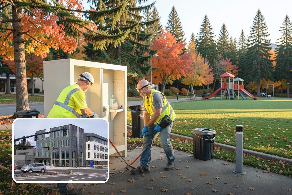 Transit Shelter Washing in Shoreline, King County, WA - Restores clear glazing and improves rider sightlines and comfort