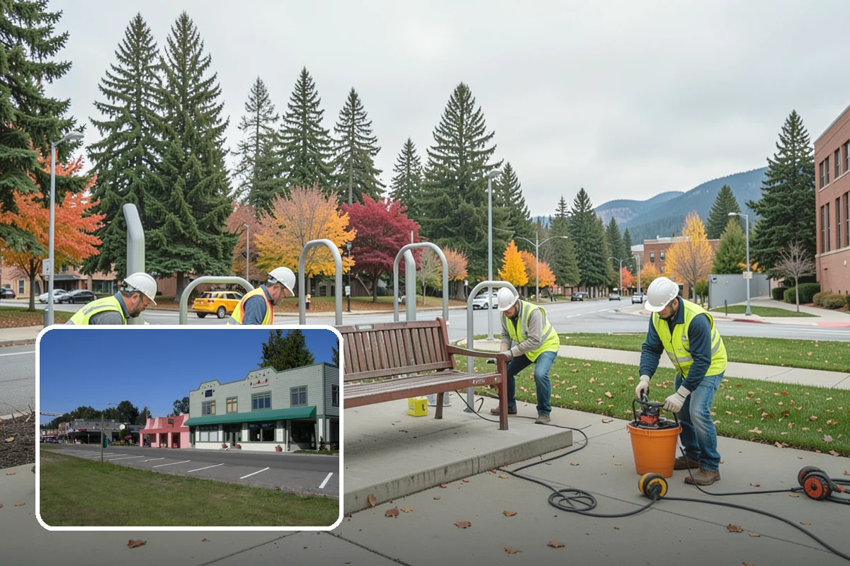 Transit Shelter Washing in Snoqualmie, King County, WA - Restores clear glazing and improves rider sightlines and comfort