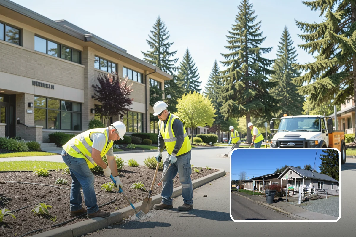 Transit Shelter Washing in South Prairie, Pierce County, WA - Restores clear glazing and improves rider sightlines and comfort