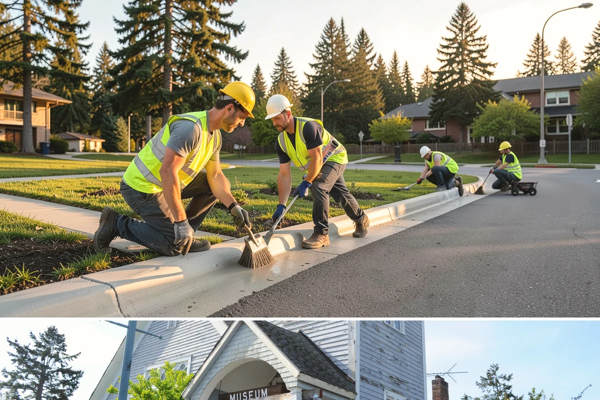Transit Shelter Washing in Steilacoom, Pierce County, WA - Shelter washing is effective year-round, but roof moss and algae treatment yields the best results scheduled for spring and again...
