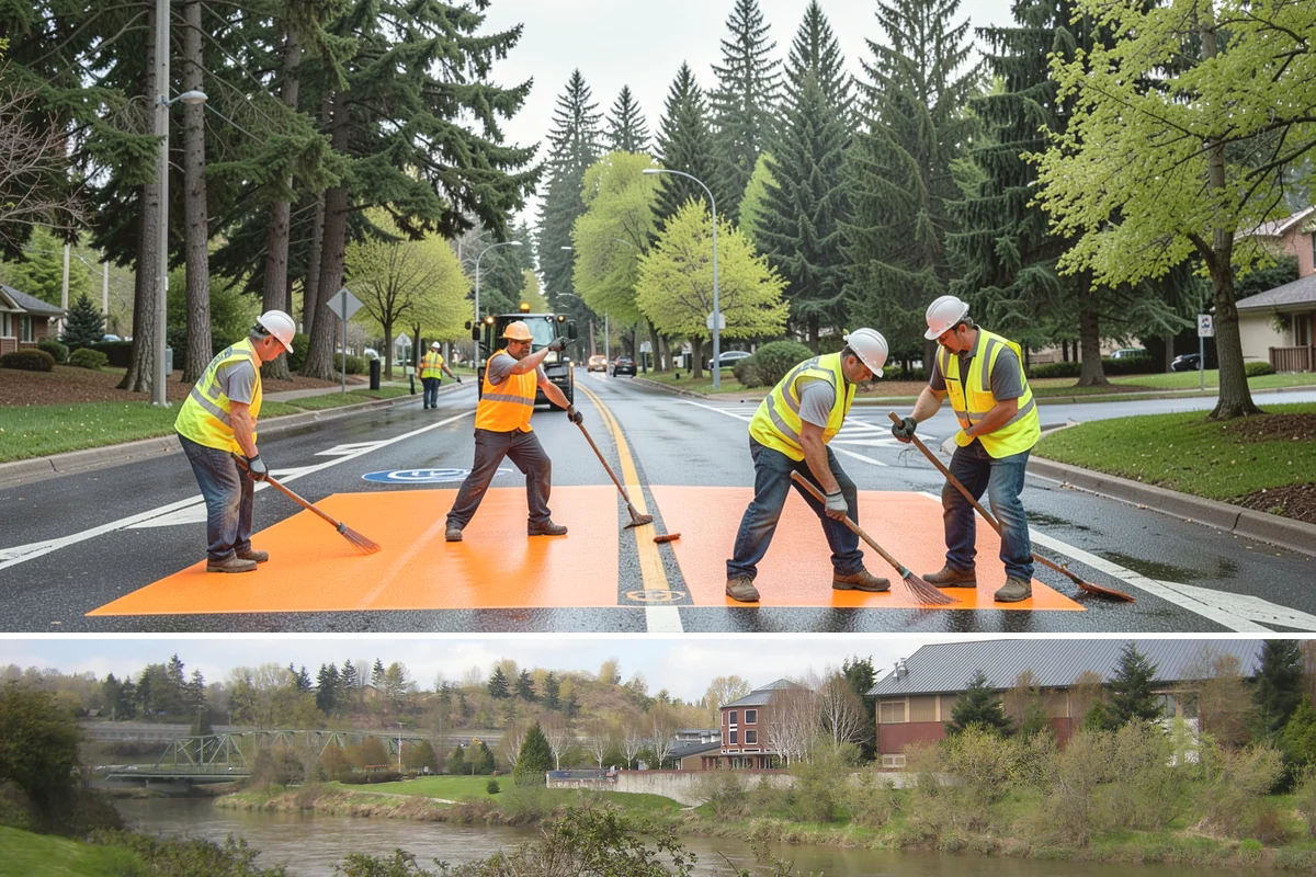 Transit Shelter Washing in Tukwila, King County, WA - Shelter washing is effective year-round, but roof moss and algae treatment yields the best results scheduled for spring and again...