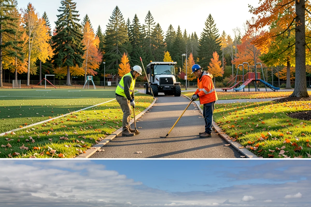 Transit Shelter Washing in University Place, Pierce County, WA - Shelter washing is effective year-round, but roof moss and algae treatment yields the best results scheduled for spring and again...