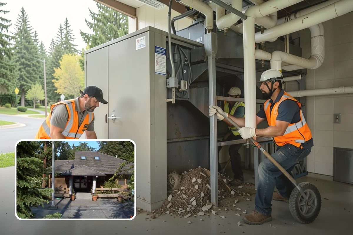 Transit Shelter Washing in Yarrow Point, King County, WA - Restores clear glazing and improves rider sightlines and comfort
