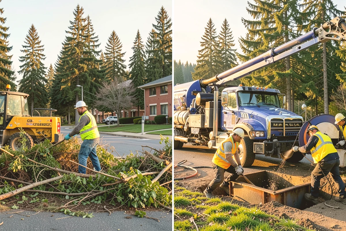 Trash & Recycling Collection in Algona, King County, WA - Map receptacle locations and required waste streams