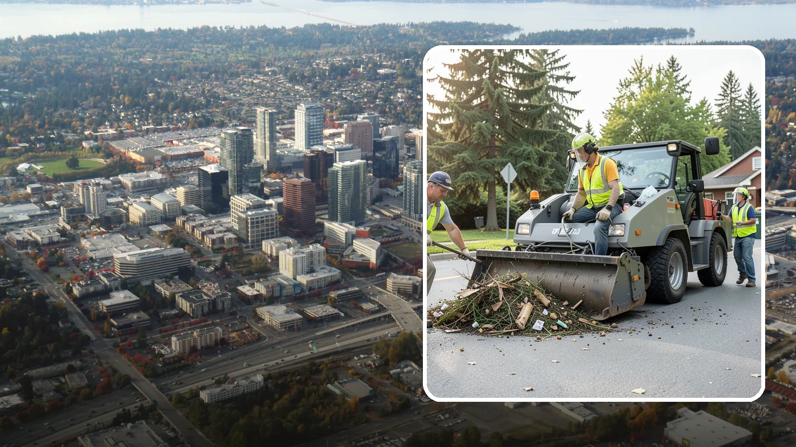 Trash & Recycling Collection in Bellevue, King County, WA - Reliable interior collection keeps waste and recycling moving out of municipal buildings on a dependable schedule.