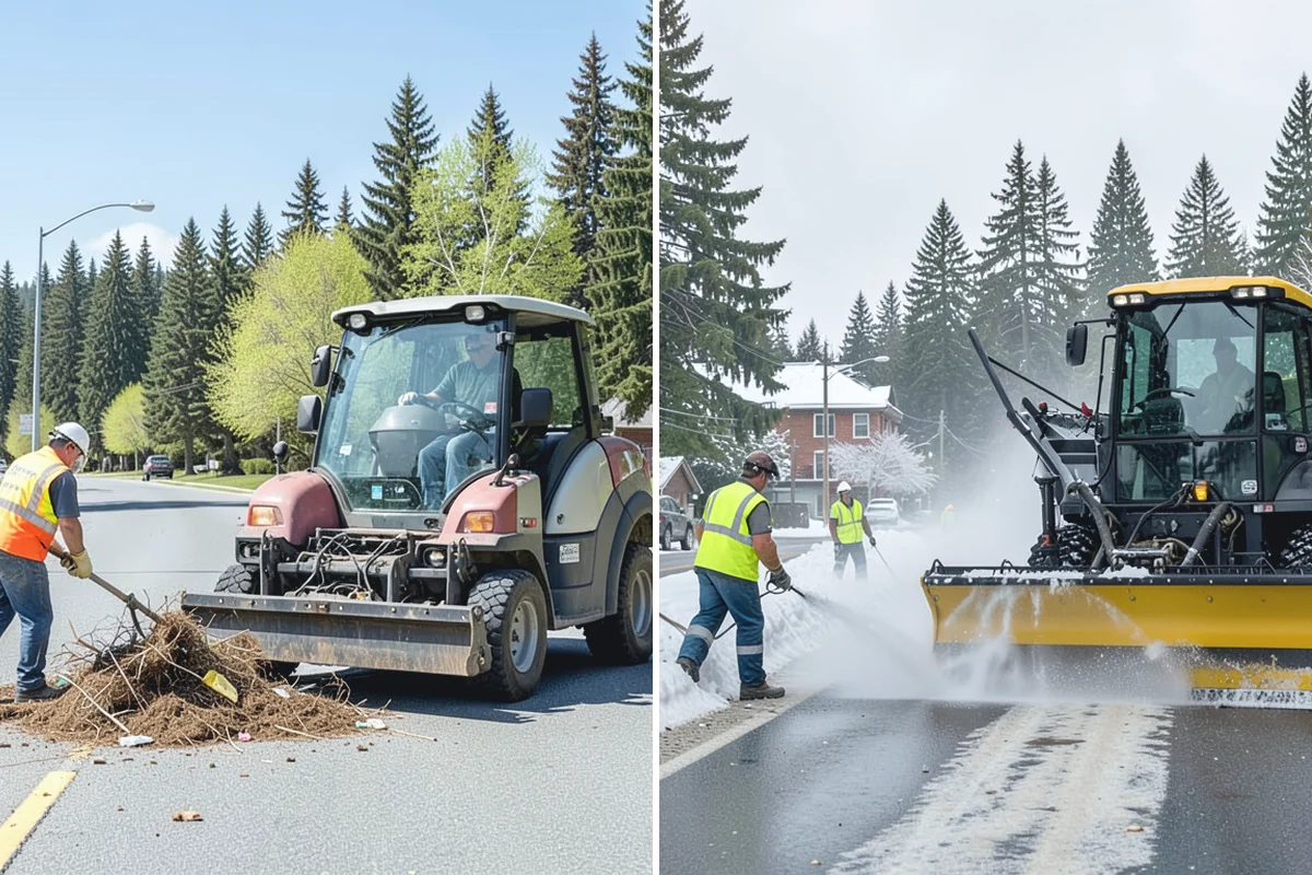 Trash & Recycling Collection in Bonney Lake, Pierce County, WA - Map receptacle locations and required waste streams