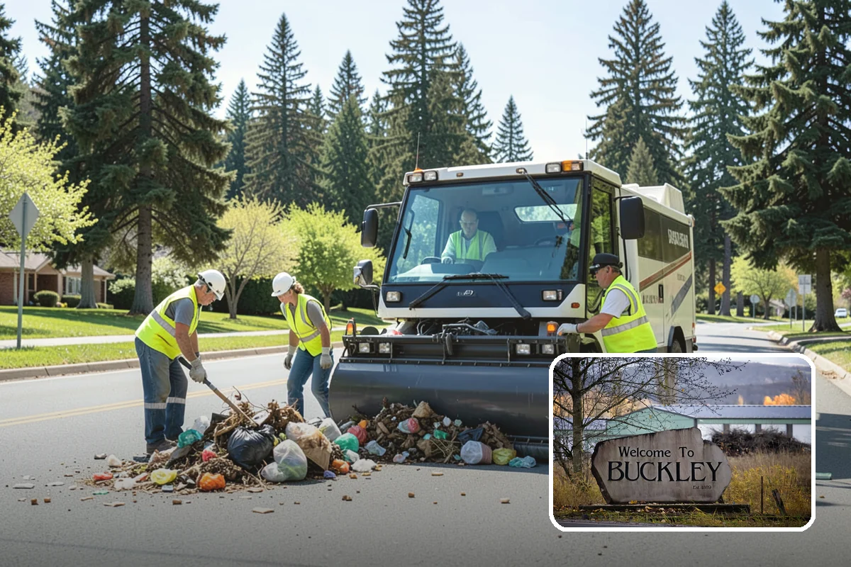 Trash & Recycling Collection in Buckley, Pierce County, WA - Dependable interior collection that frees up staff time
