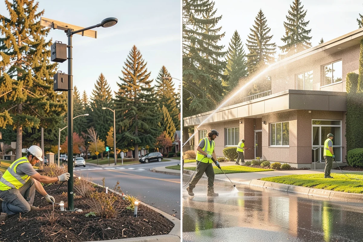 Trash & Recycling Collection in Des Moines, King County, WA - Map receptacle locations and required waste streams