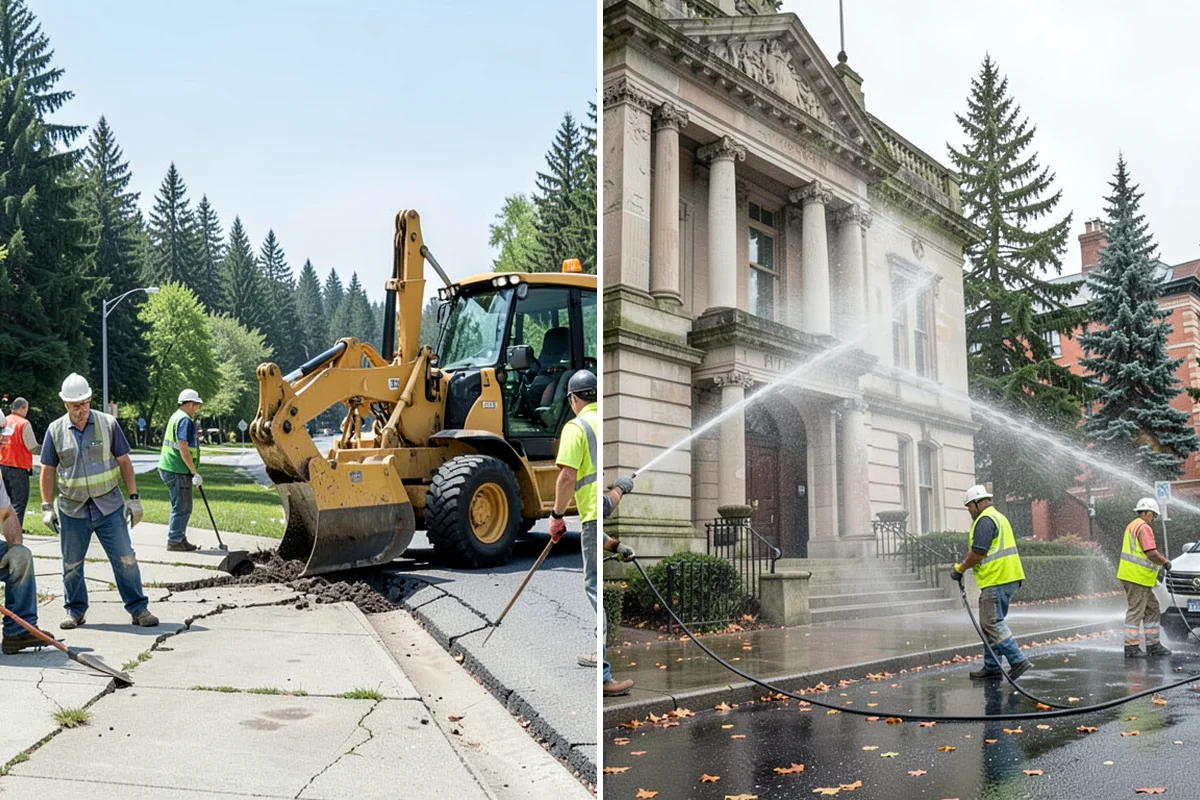 Trash & Recycling Collection in Everett, Snohomish County, WA - Map receptacle locations and required waste streams