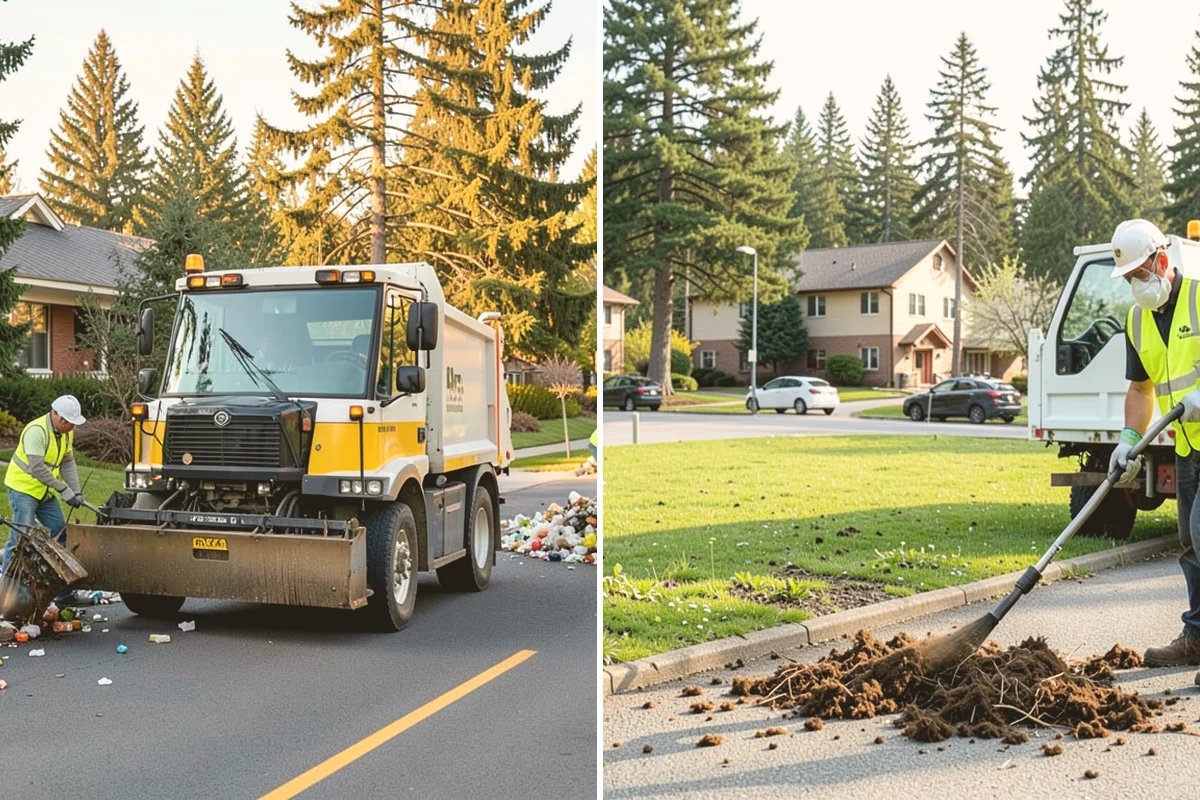 Trash & Recycling Collection in Fife, Pierce County, WA - Map receptacle locations and required waste streams