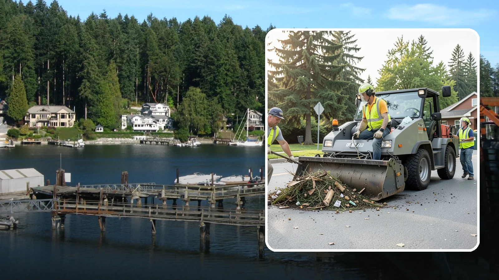 Trash & Recycling Collection in Gig Harbor, Pierce County, WA - Reliable interior collection keeps waste and recycling moving out of municipal buildings on a dependable schedule.