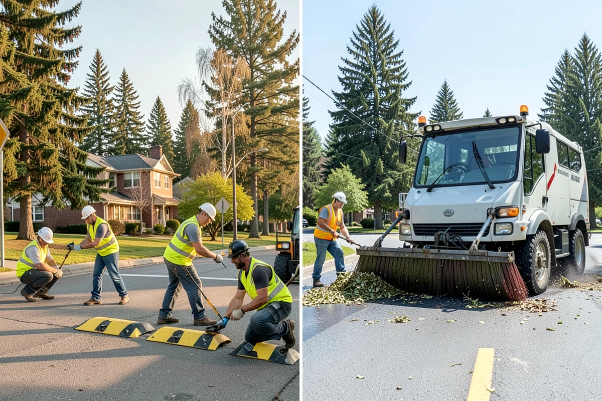Trash & Recycling Collection in Lakewood, Pierce County, WA - Map receptacle locations and required waste streams
