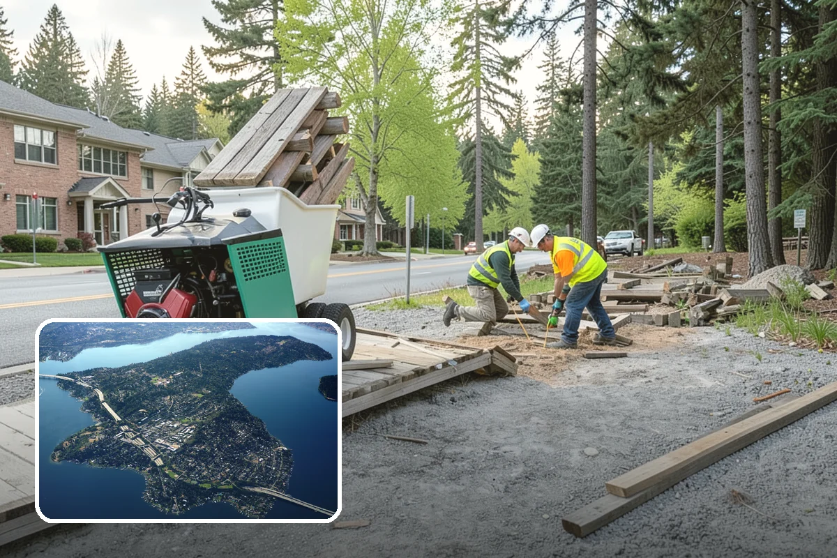 Trash & Recycling Collection in Mercer Island, King County, WA - Dependable interior collection that frees up staff time