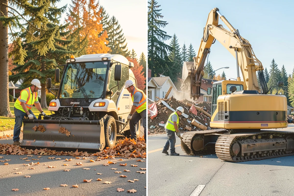 Trash & Recycling Collection in Stanwood, Snohomish County, WA - Map receptacle locations and required waste streams