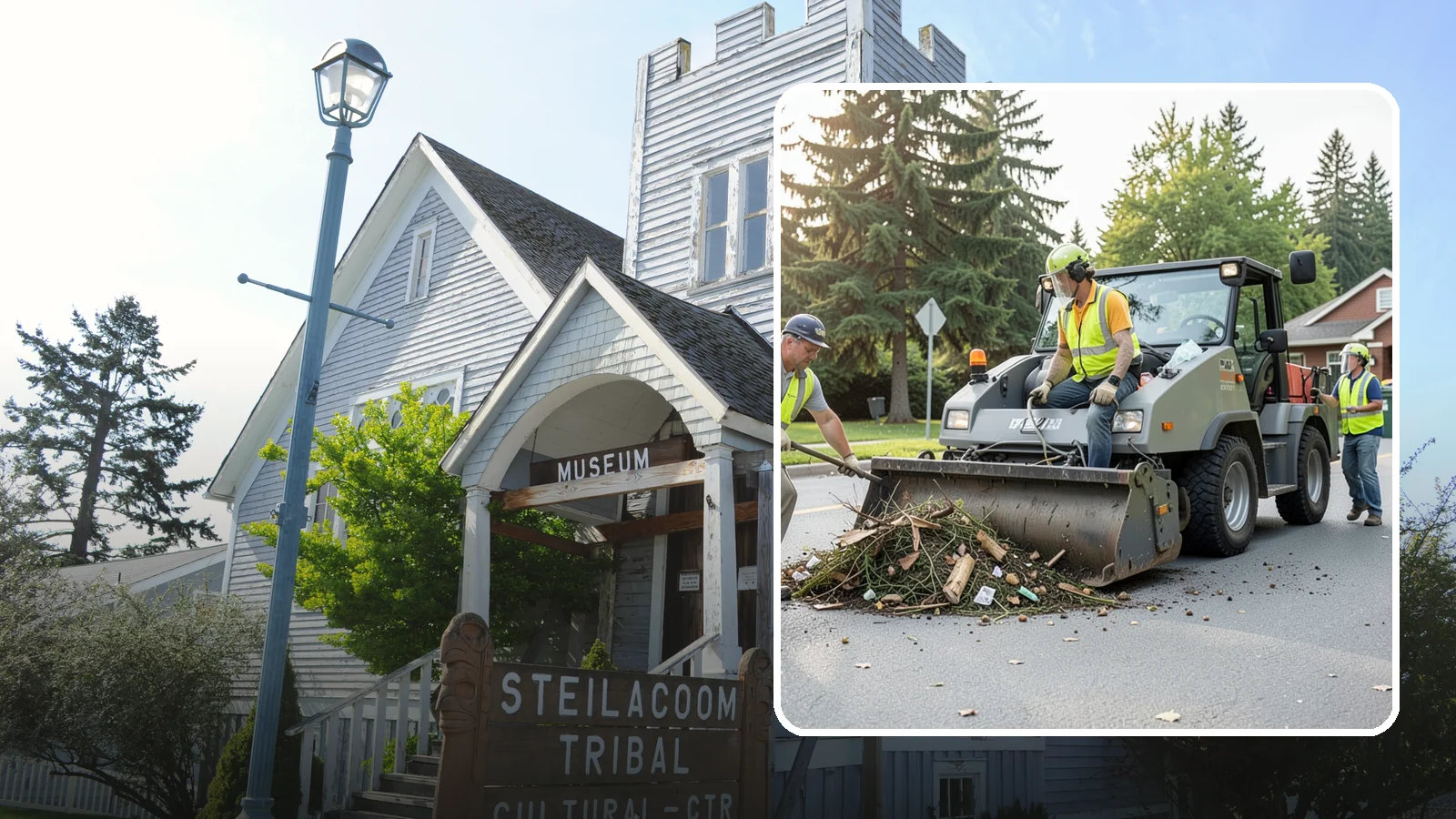 Trash & Recycling Collection in Steilacoom, Pierce County, WA - Reliable interior collection keeps waste and recycling moving out of municipal buildings on a dependable schedule.